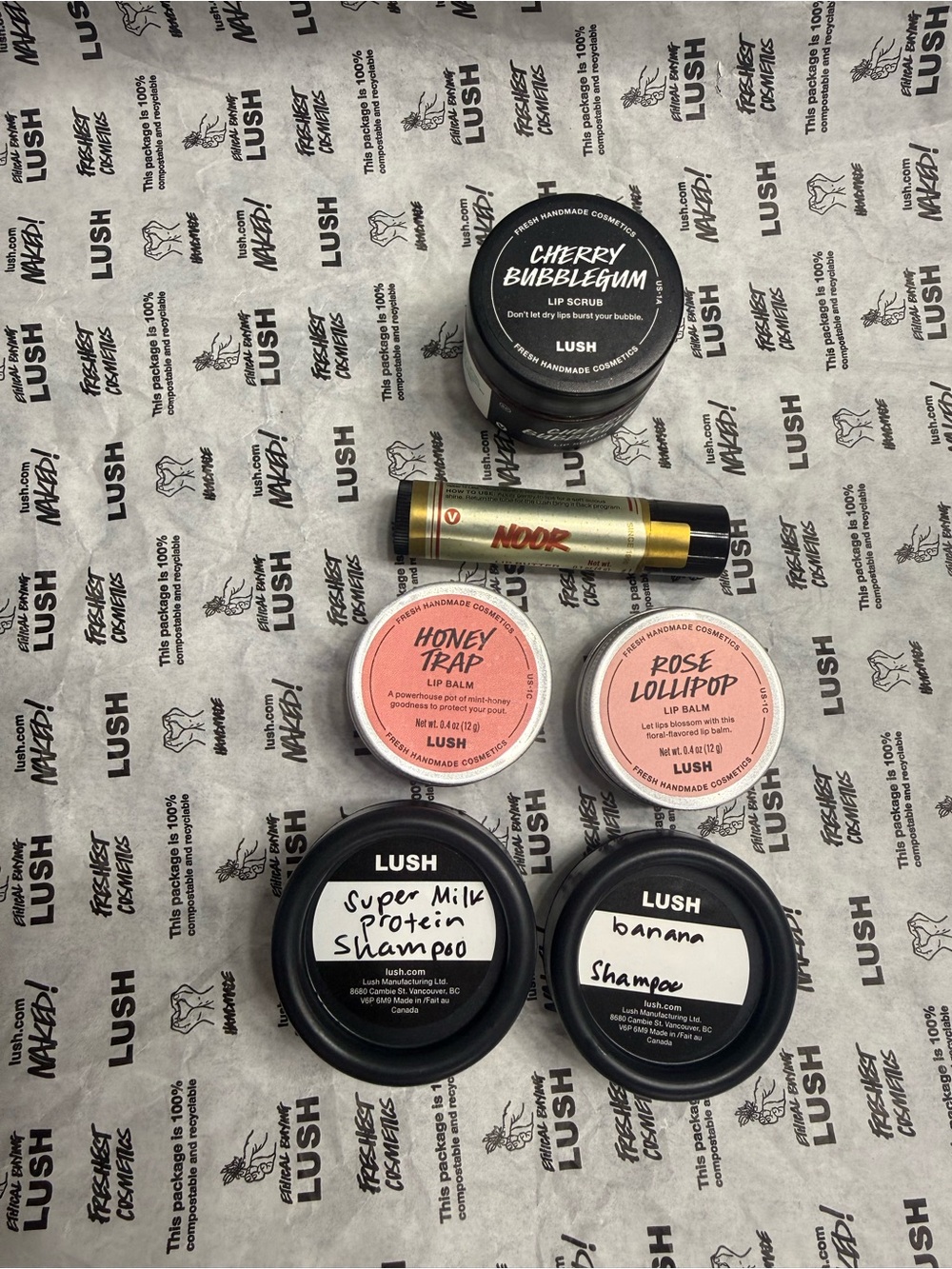 Lush Lip Bundle & Samples